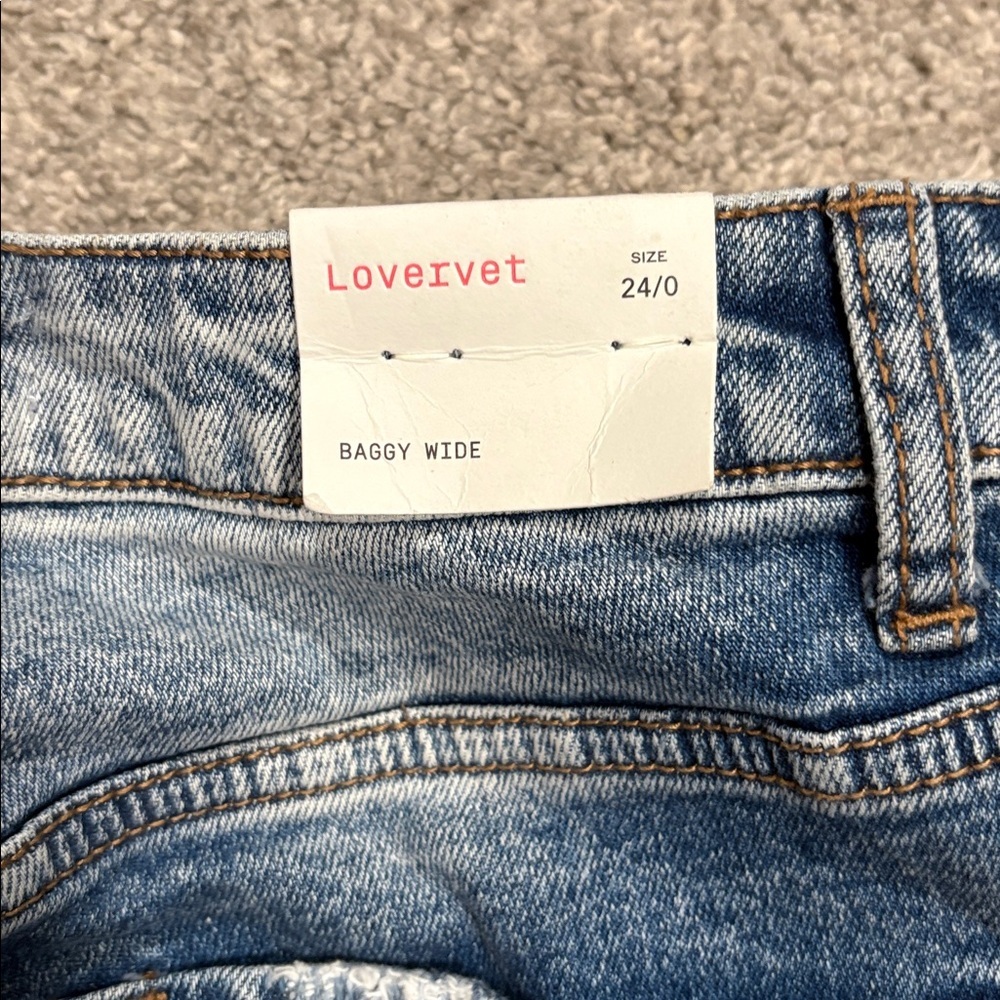 NWT Lovervet Baggy Wide Leg Jeans - Picture 2 of 6